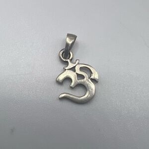 Om Sacred Sound Charm 925 Sterling Silver